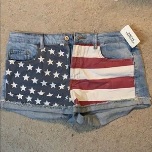 American flag shorts